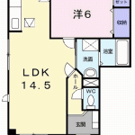 洋６・ＬＤＫ１４．５(間取)