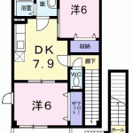 ＤＫ７．９・洋６・洋６(間取)