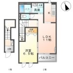 間取り　1LDK（洋6.5帖、LDK311帖）(間取)