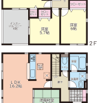 専有面積　105.29m²(間取)